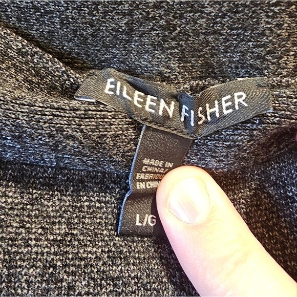 Eileen Fisher Knit Dark Gray Pencil Skirt Size L - Picture 3 of 3